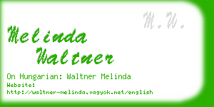 melinda waltner business card
